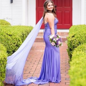 Purple prom/ pageant dress